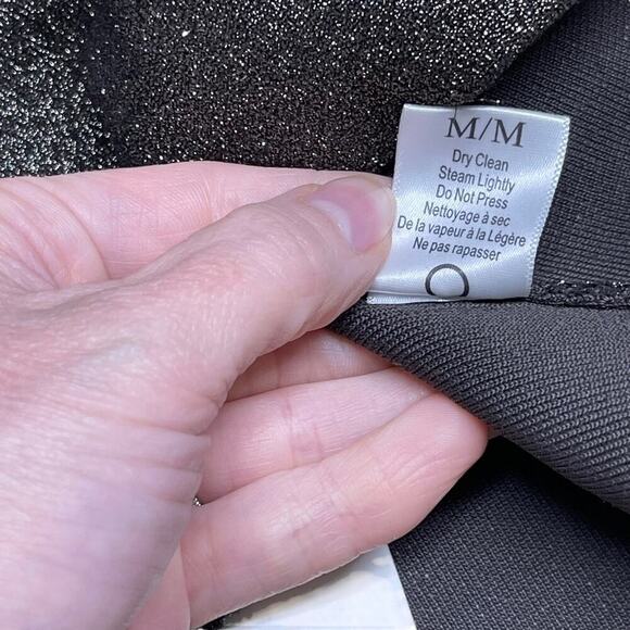 New A.L.C. Ali bronze metallic Knit Crop Top Size Medium Celebrity Style - Picture 8 of 16